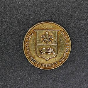 William Barnes - Oldham F C Lancashire County Club Championship Medal 1893/94