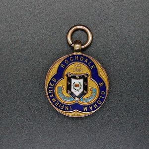 Syd Rix - Oldham F C Northern Union Charity Cup Medal 1923-4 (Law Cup)