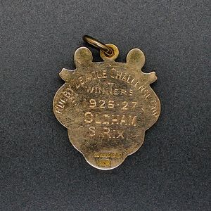 Syd Rix - Oldham F C Challenge Cup Winners Medal 1926/27