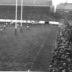 Norman Harris scores v NZ - Oct 25th 1947.