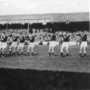 The Kiwis perform the Haka - Sep 29th 1951.