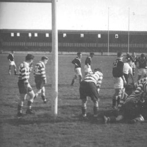 Scramble near the Oldham posts v NZ Sep - 29th 1951.