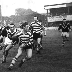 John Donovan takes on the Kiwi line - Aug 31st 1965.