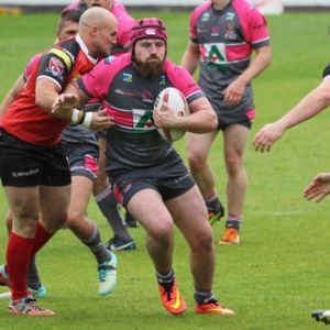 Michael Ward takes on the North Wales defence - July 26th 2015.