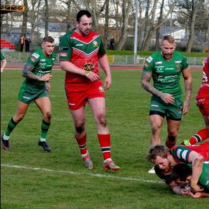 A try for Phil Joy at North Wales - March 25th 2018.