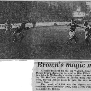 Oldham v Rochdale Hornets, 26 February 1975