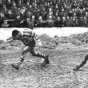 Frank Pitchford scores v Hornets - March 22nd 1958.