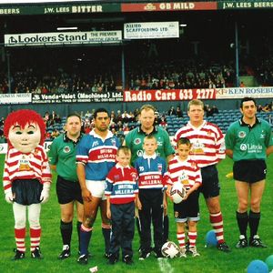 Oldham v Rochdale: Oldham Borough 150th anniversary Charter Day celebration - June 13th 1999.