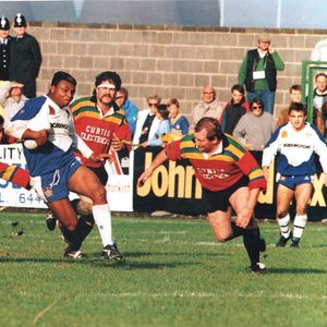 Richard Irving in action at Runcorn - Oct 8th 1989.