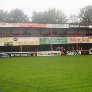 Last senior match at Watersheddings - Aug 25th 1996.