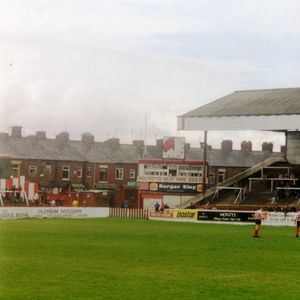 Last senior match at Watersheddings - Aug 25th 1996.