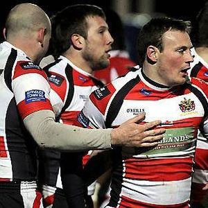 Paul OConnor is congratulated by his team-mates v Sheffield - Feb 22nd 2010.