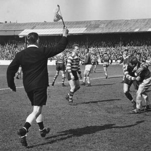 Fists fly before Kellett and Parkinson are dismissed - April 28th 1962.