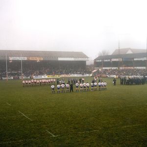 Pre-match line up. Last match at Watersheddings - Jan 19th 1997.