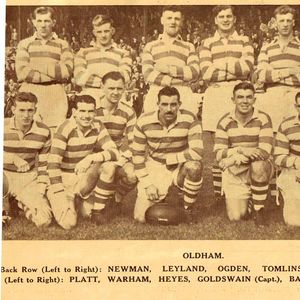 Oldham v Featherstone - October 8th 1949.