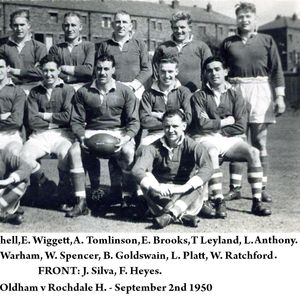 Oldham v Rochdale Hornets, 2 September 1950