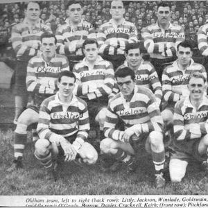 Rochdale Hornets v Oldham, 16 October 1954
