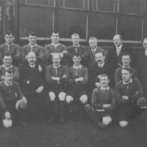 Oldham PAST team that played against the PRESENT in a charity match on January 3rd 1916.