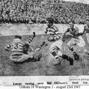 Oldham v Warrington, 23 August 1947