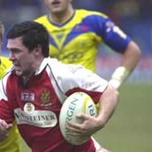 Nick Johnson in action v Warrington - March 14th 2004.