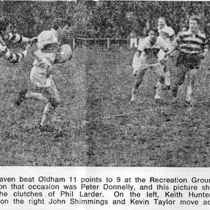 Whitehaven v Oldham, 31 January 1970