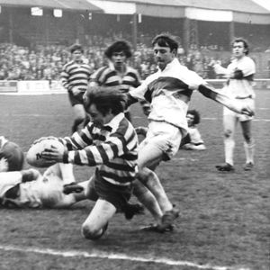 Mick McCone touches down against Whitehaven - March 25th 1972.