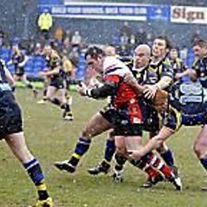 Tommy Goulden in action v Whitehaven - April 6th 2008.