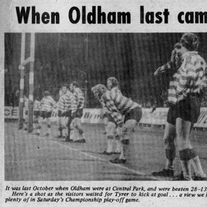 Wigan v Oldham, 8 October 1971