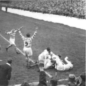 A try for Wigan - Oct 15th 1946.