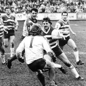 Steve Hampson waits for Paul Round - March 27th 1989.