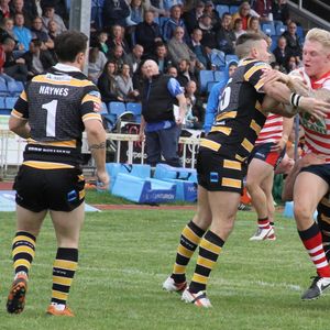 George Tyson tears into the York defence - Sep 21st 2014.