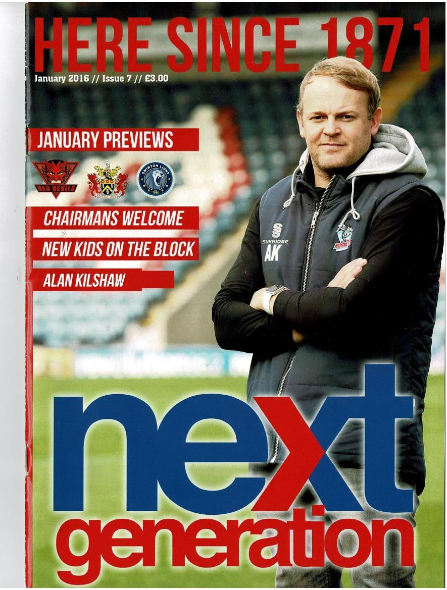Programme cover: Oldham v Rochdale Hornets, 31 January 2016