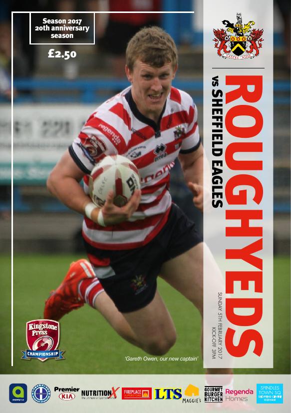 Programme cover: Oldham v Sheffield Eagles, 5 February 2017