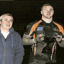 Ben Wood receiving the Heritage Trust Trophy in 2011